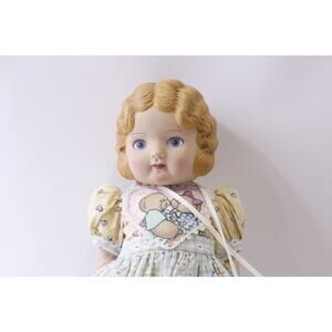Daisy Kingdom, Fully Dressed, Blonde, Molded, 1996, Vintage, Doll, 250125-WH 97